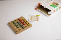 📐Геоборд з резинками та схемами — розвивальна математична іграшка 3+  - 3