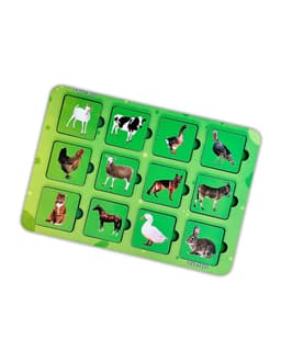 🧩🐄 Дерев’яний пазл-сортер “Мама та малюк: домашні тварини”  - 3