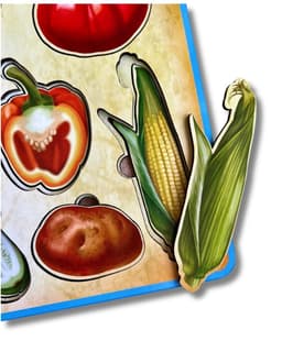 🥕🧩Дерев’яний пазл-сортер “Овочі: зовні та всередині”  - 3