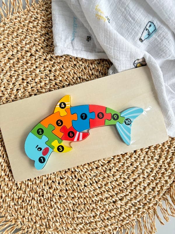 Числові пазли "Дельфін"