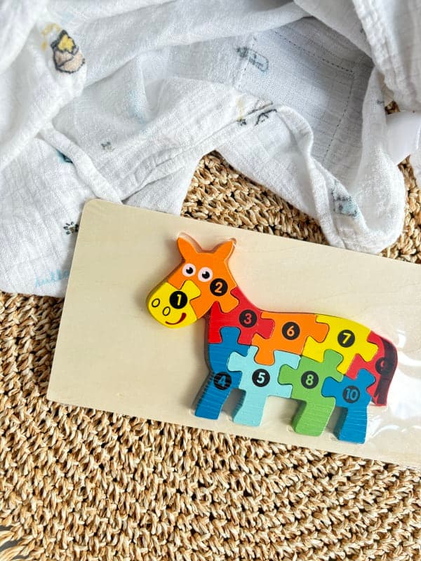 Числові пазли "Віслюк"