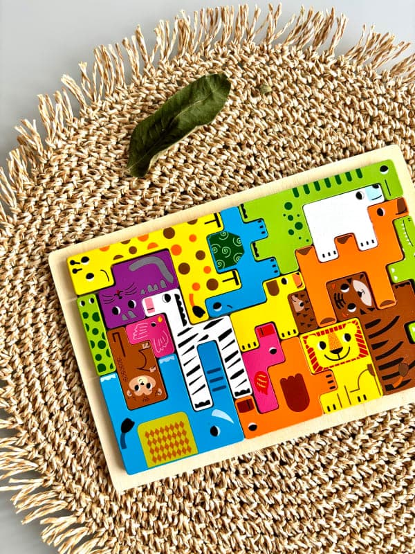 Прямокутні пазли "Тварини"