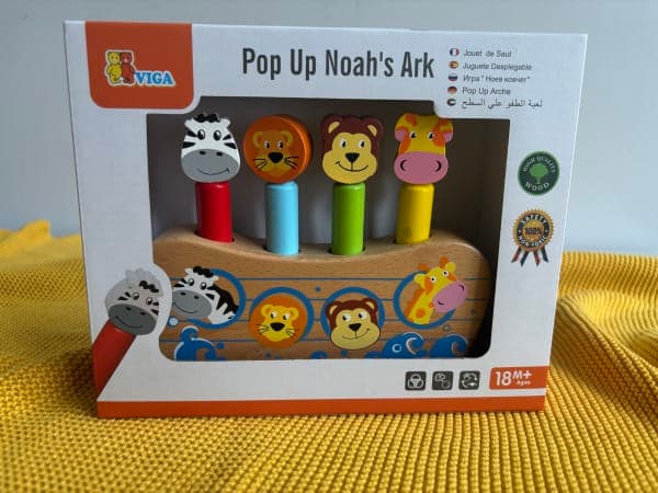 Деревʼяна іграшка - Pop Up Noah’s Ark