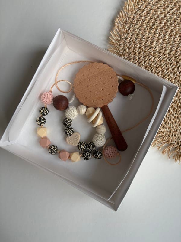 Сенсорний набір для немовлят - Леопардовий