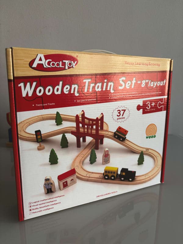 Дерев’яна залізниця - Wooden Train Set – 8 layout