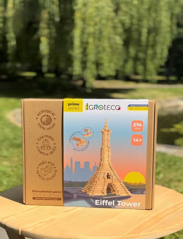 Дерев'яний конструктор - Ейфелева вежа