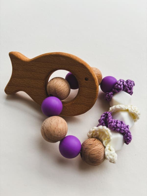 Гризунець з рибкою та квіточками