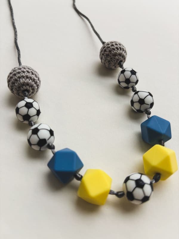 Слінгобуси з мʼячиками, слінгобуси для хлопчика, блакиткі слінгобуси