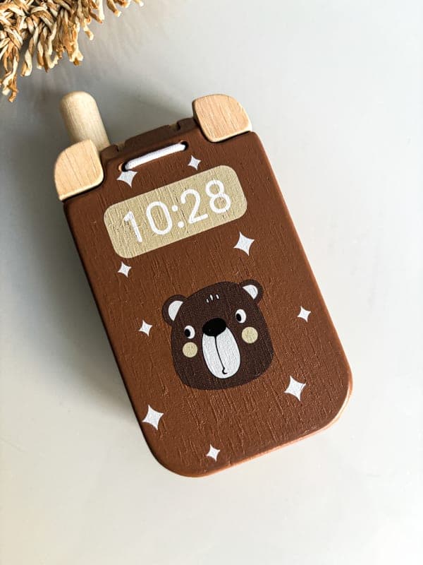 📞 Дитячий деревʼяний телефон ✨