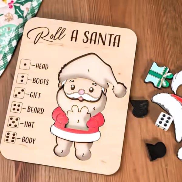 🎅✨Санта пазл - “Roll a Santa”