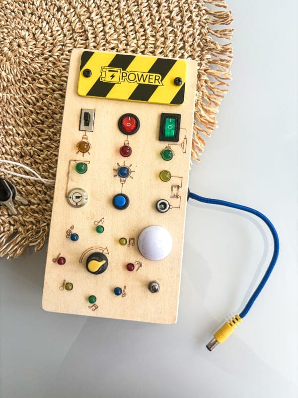 Монтессорі-натхненна електронна панель, Бізіборд, інтерактивна дитяча іграшка