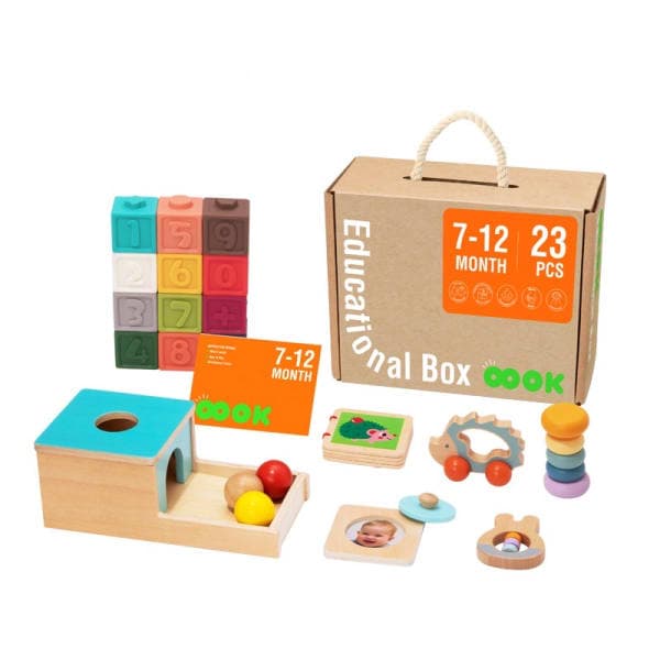 👶 Сенсорний розвивальний бокс для дітей 7–12 місяців