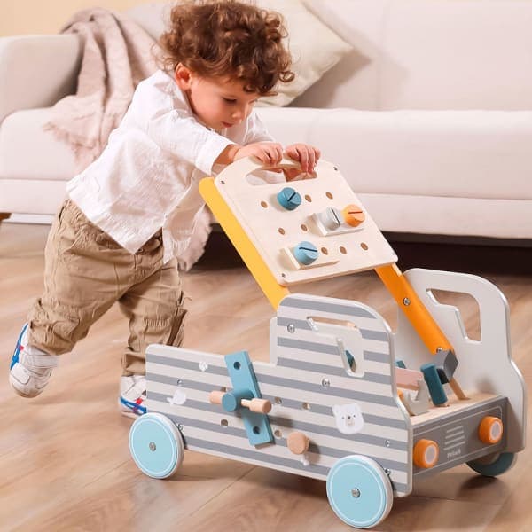 🔧 Машина-верстак «Тесляр» — дерев’яний набір інструментів для маленького майстра