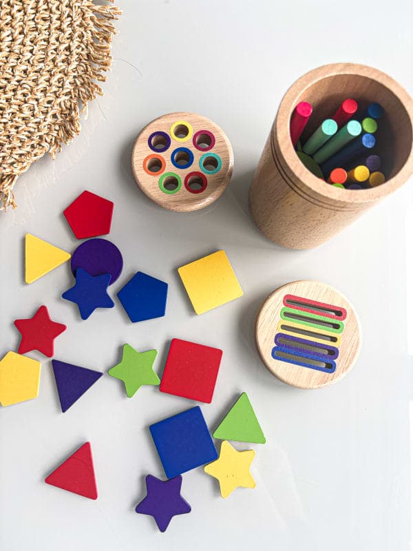 Дерев’яний сортер, Монтессорі сортер, маленька іграшка