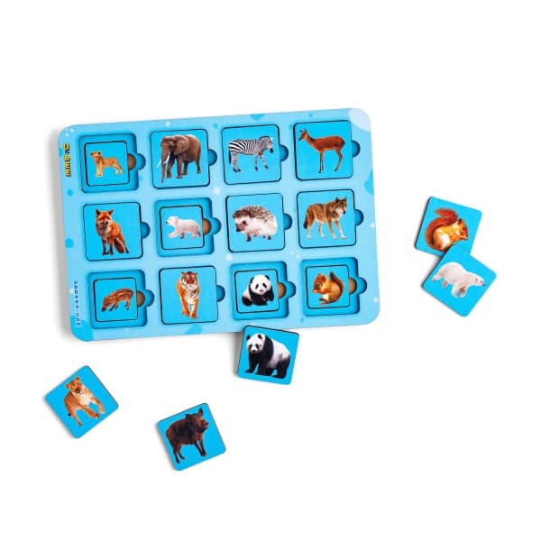 🐾🦊 Дерев’яний пазл «Мама і малюк»